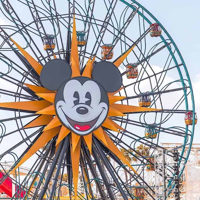 Climb to heights of 150 feet for an incredible view of Disneyland on the Pixar Pal-A-Round.