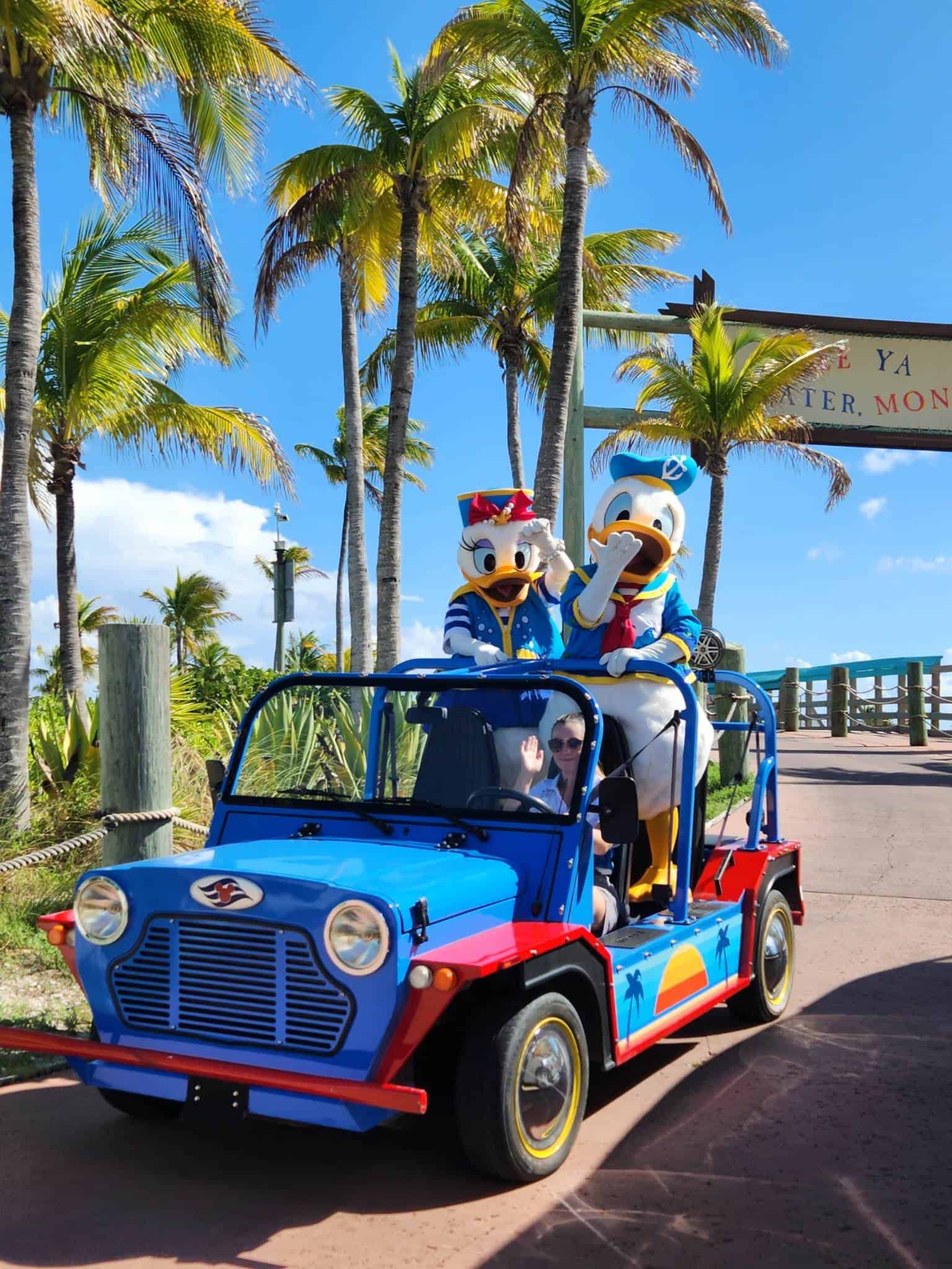 Character interactions are a perk at Castaway Cay