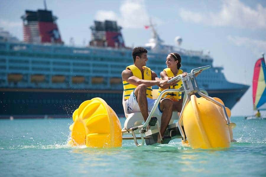 Water Trikes are a great time at Castaway Cay