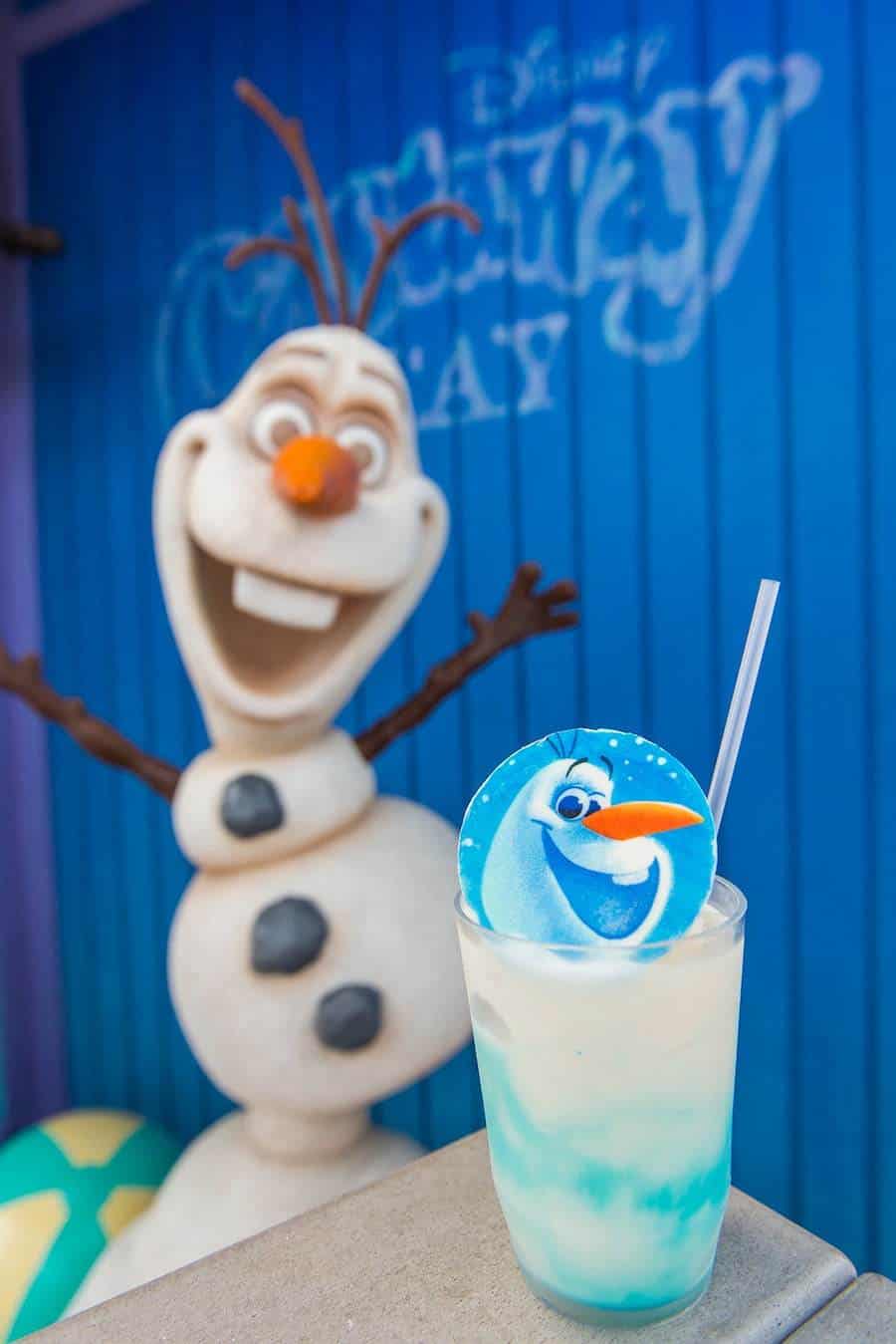 Enjoy a sweet treat at Olaf's Summertime Freeze.
