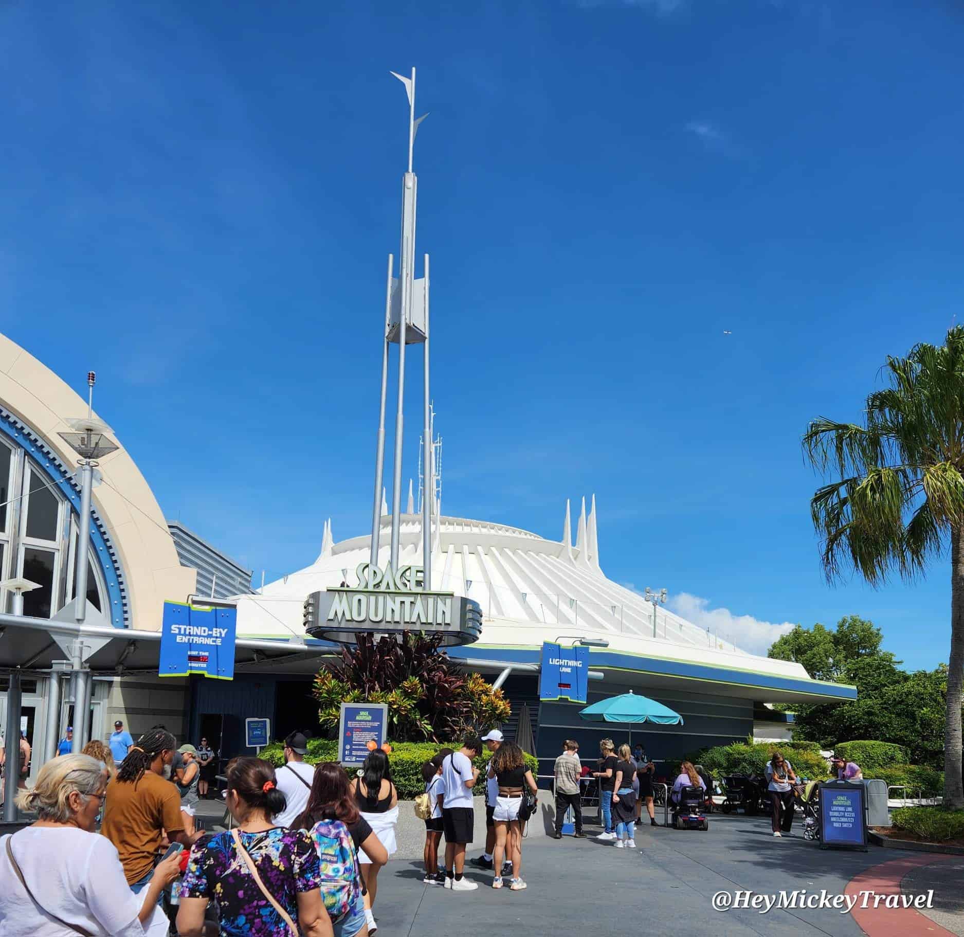 Space Mountain is one of the fastest rides at Disney World